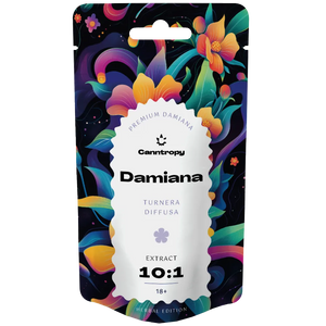 Canntropy Damiana (Turnera diffusa) Extract 10:1 - 10g and 25g front