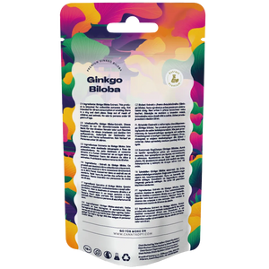 Canntropy Ginkgo Biloba Extract, 24 % flavonoids, 6 % lactones, back