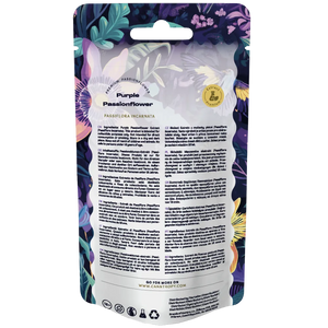 Canntropy Purple Passionflower Extract – 5% Flavonoids (Passiflora incarnata) – 10g / 25g - back