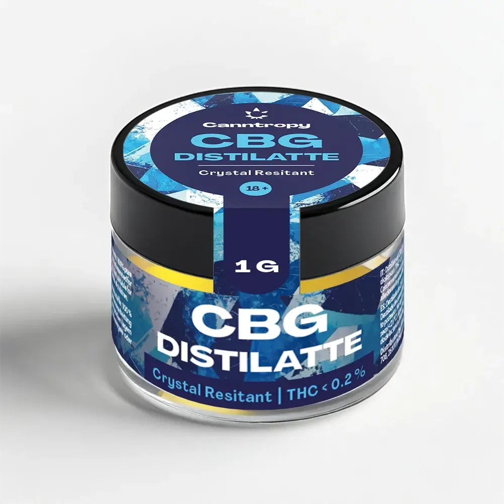 Cannabis Clinics Malta Canntropy Crystal Resistant CBG Distillate – 1g