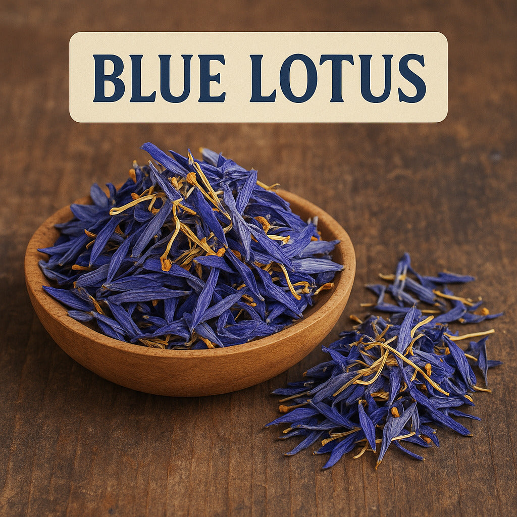 D Vape Store Malta Sacred Blue Lotus – Premium Dried Petals & Stamen poster