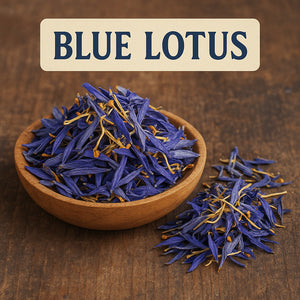 D Vape Store Malta Sacred Blue Lotus – Premium Dried Petals & Stamen poster