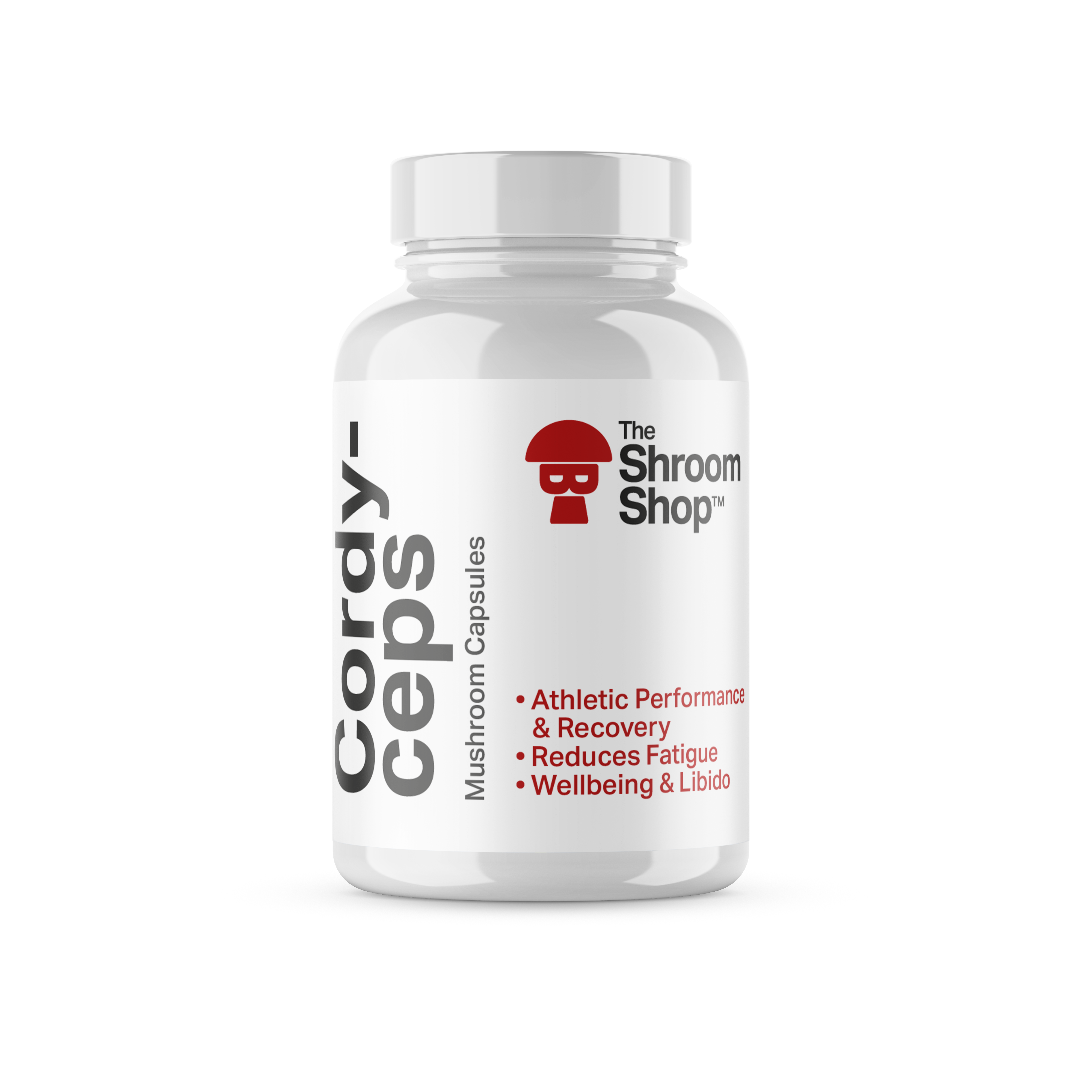 Cordyceps Mushroom: Enhances energy, stamina, and oxygen uptake