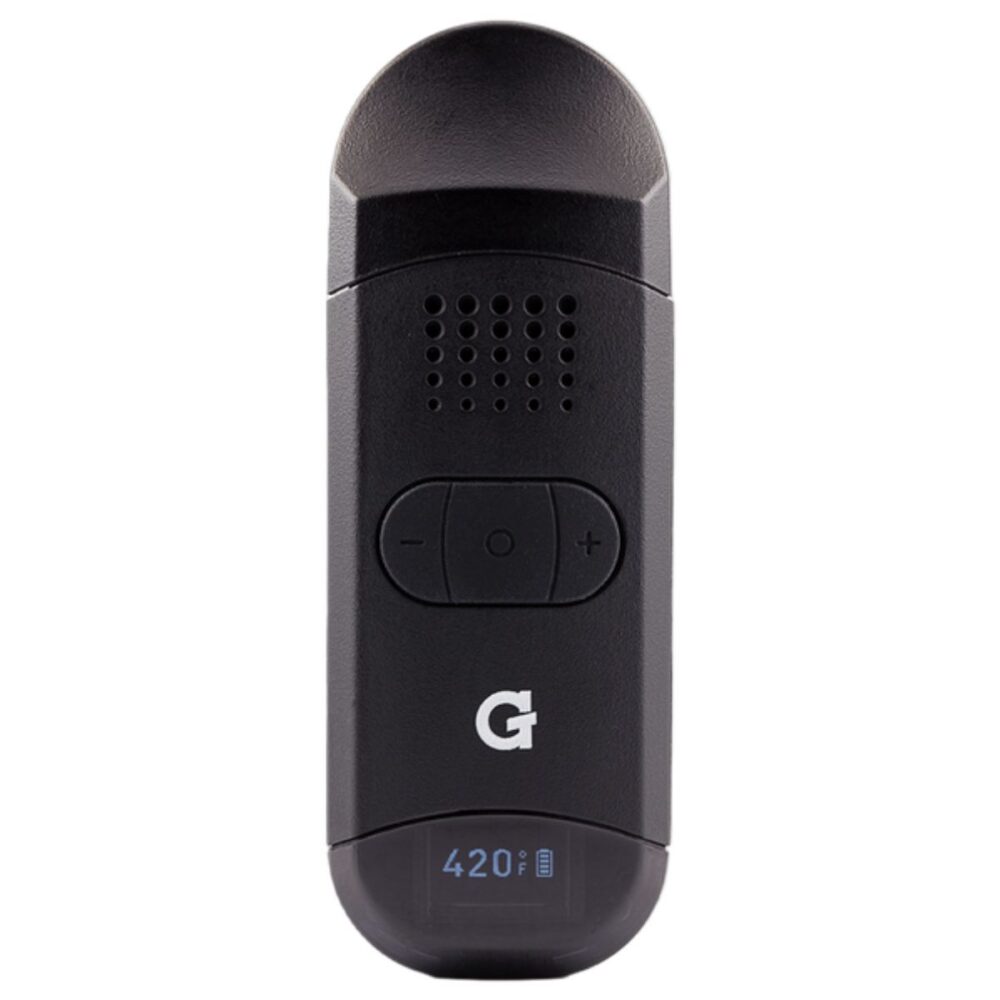 G Pen Dash II black dry herb vaporizer with OLED display