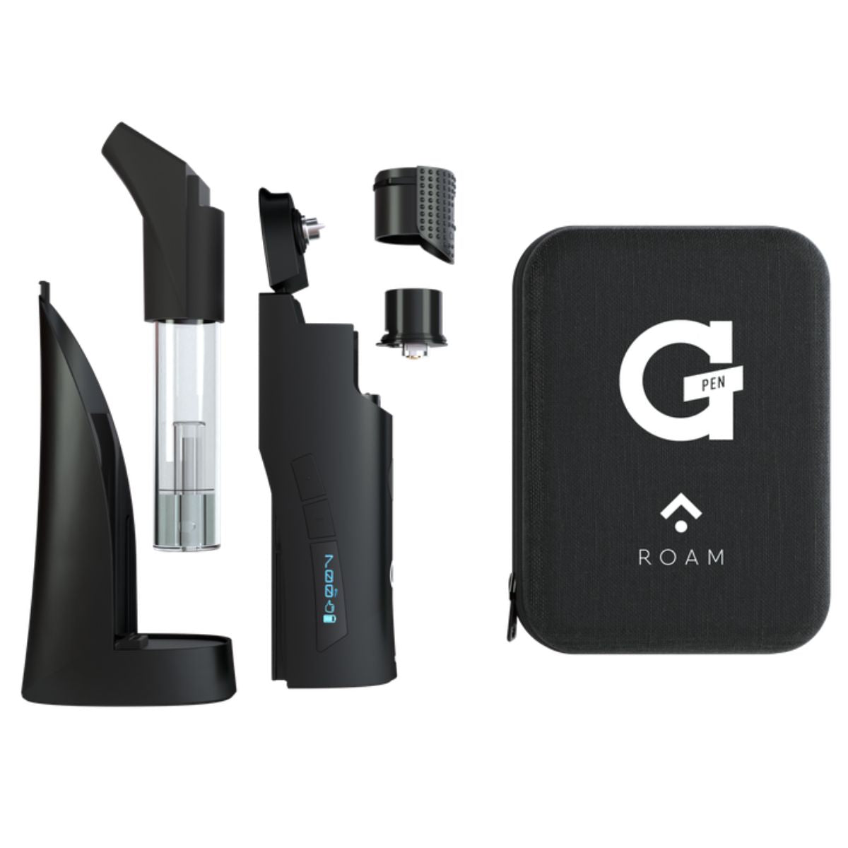 G Pen Roam complete kit with protective hemp travel case