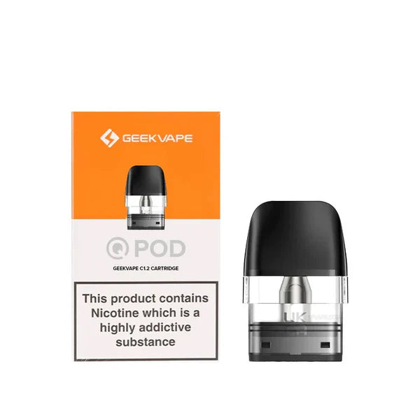 GeekVape Sonder Q Replacement Pods – Q0.6 & Q0.8 Refillable Cartridges x 3 pods per pack