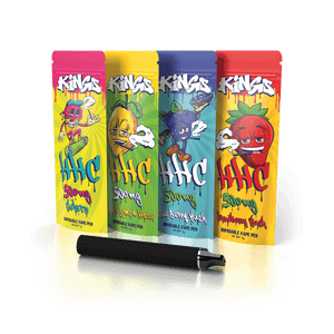 Kings HHC Vape Pens 500mg in 1ml - 50% Strength all