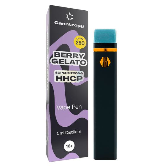 Canntropy HHC-P Vape Pen - 1ml of delicious Berry Gelato flavor