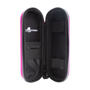 Kong Case – Slim by ApeStoned – Discreet Odour-Proof Pouch (Pink  open) at Cannabis Clincs Malta