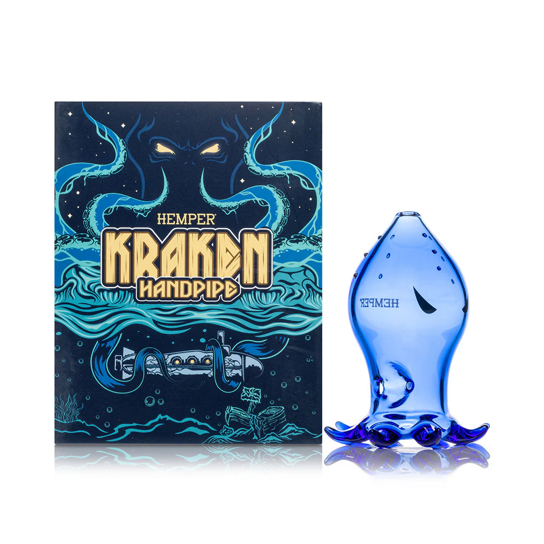Kraken Handpipe – Blue Glass Novelty Pipe