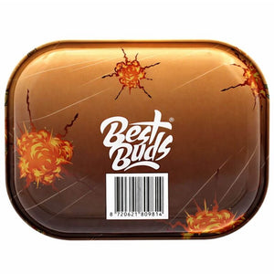 Best Buds Jet Fuel Metal Rolling Tray – Small - Back
