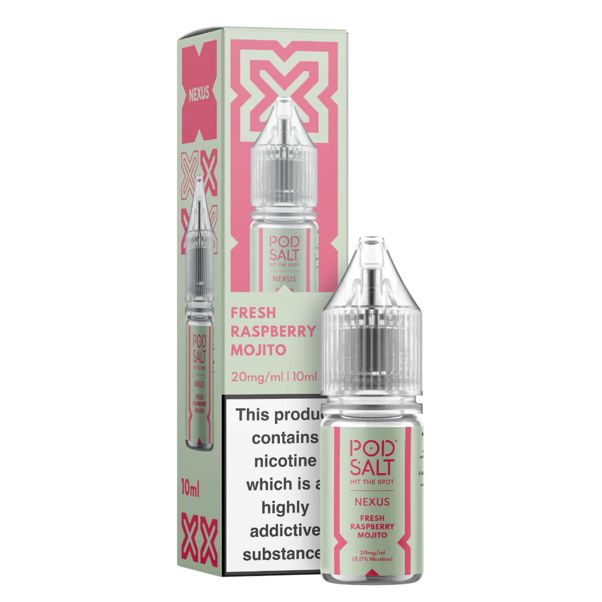 Nexus Fresh Raspberry Mojito 10ml Nicotine Salt E-Liquid