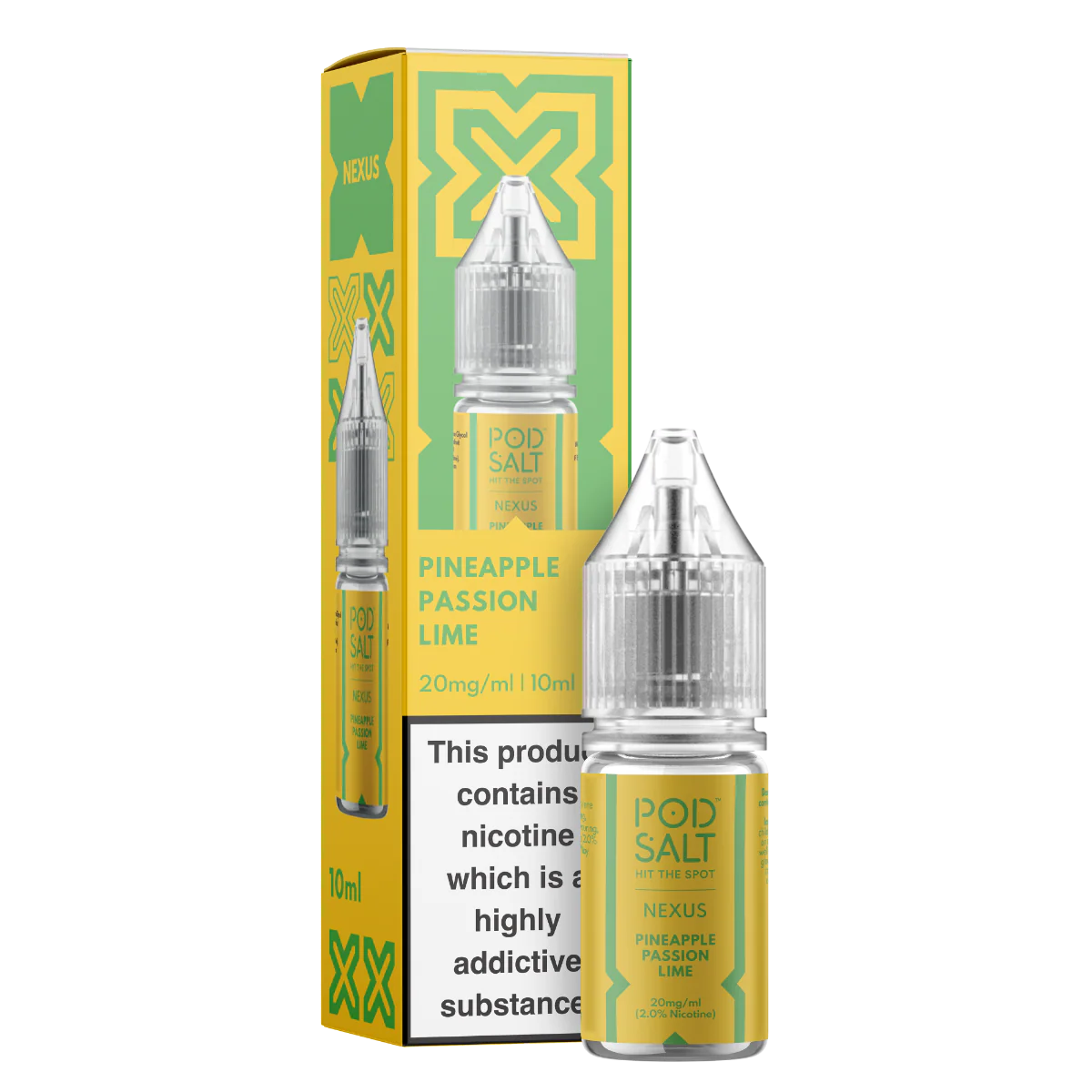 Nexus Pineapple Passion Lime 10ml Nicotine Salt E-Liquid