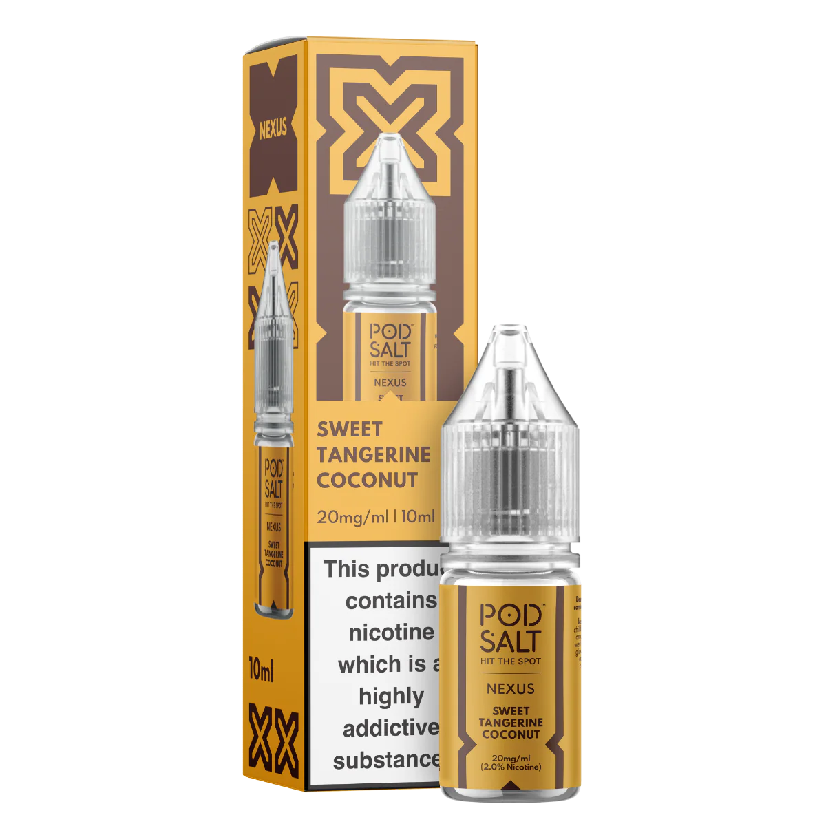 Nexus Sweet Tangerine Coconut 10ml Nicotine Salt E-Liquid