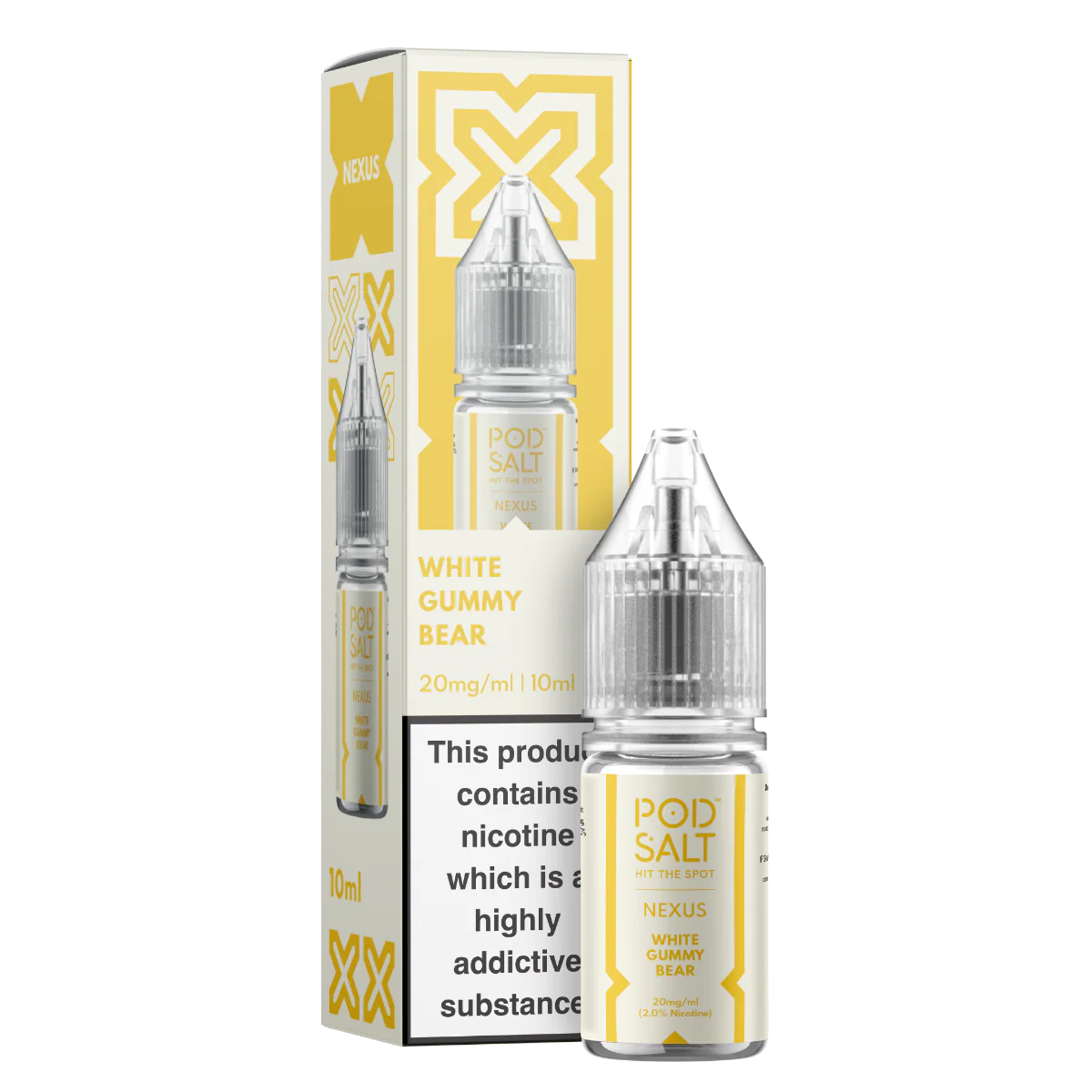 Nexus White Gummy Bear 10ml Nicotine Salt E-Liquid