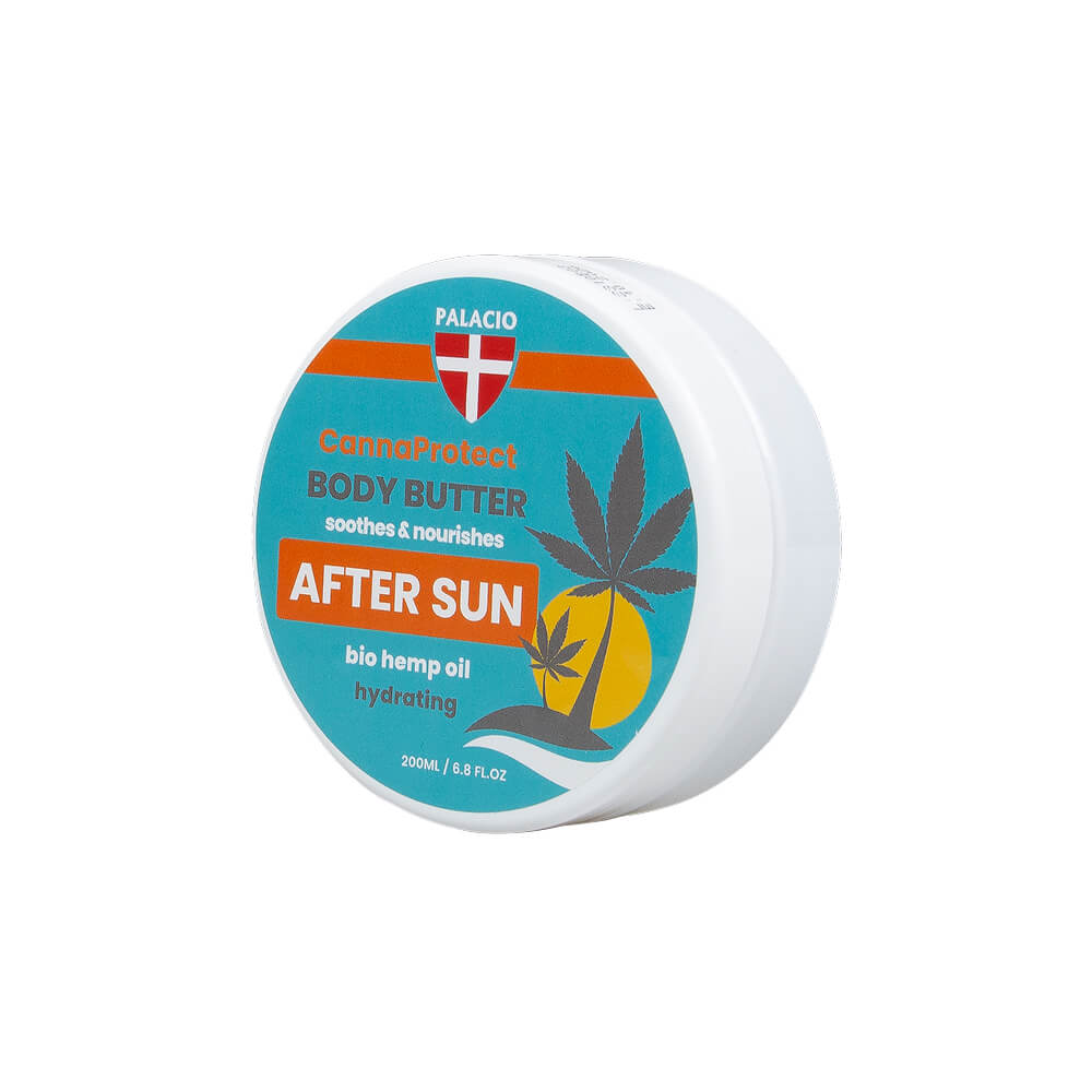 Palacio CannaProtect After Sun Body Butter 200 ml — Hydrating cream with hemp oil for post-sun skin care