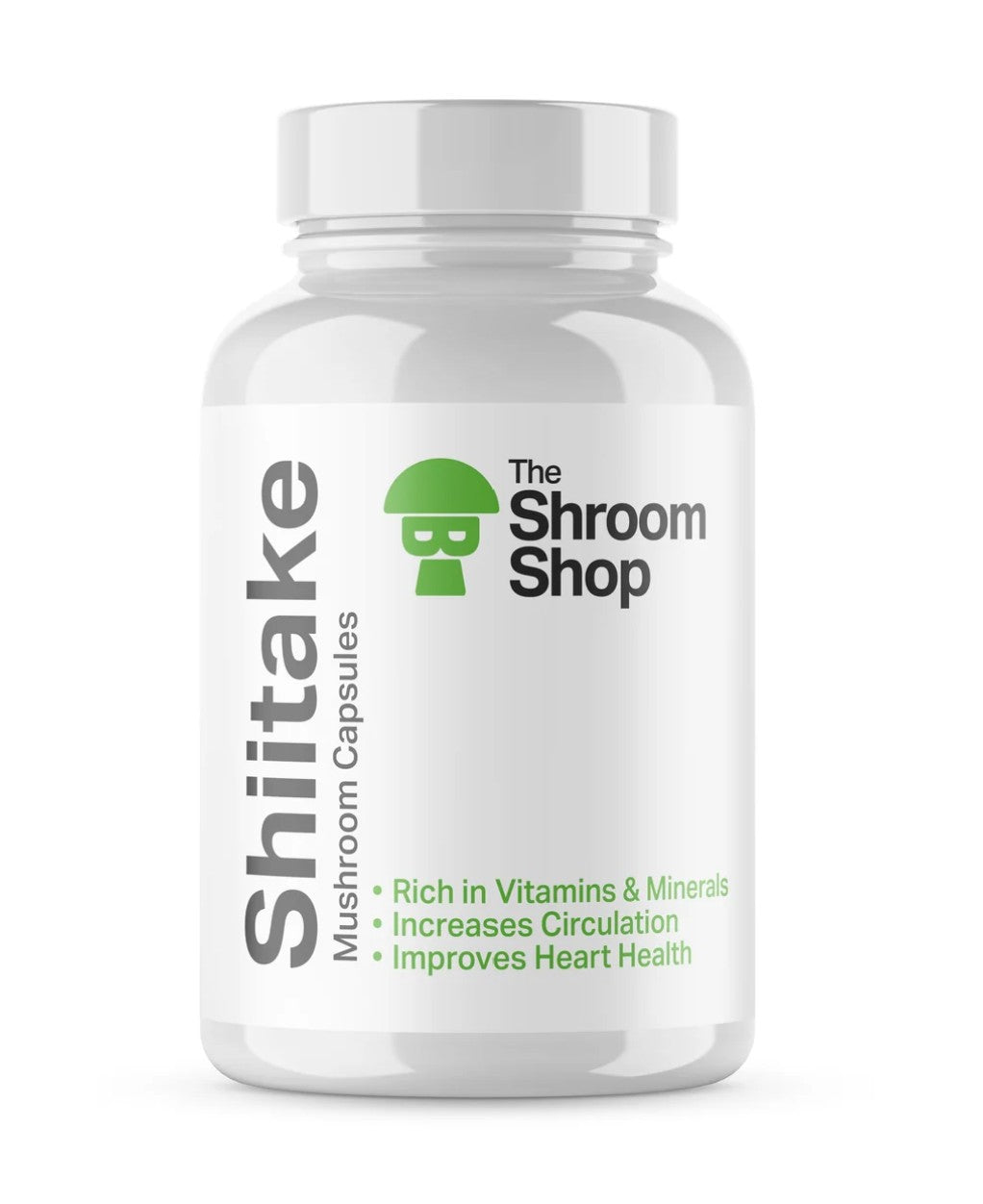 Shiitake Mushroom: Promotes healthy cholesterol and blood vessel health