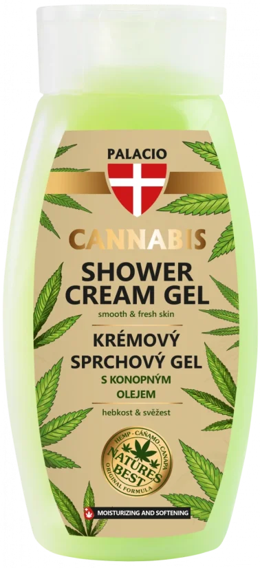 Palacio cannabis shower gel 250ml hemp oil body wash Malta
