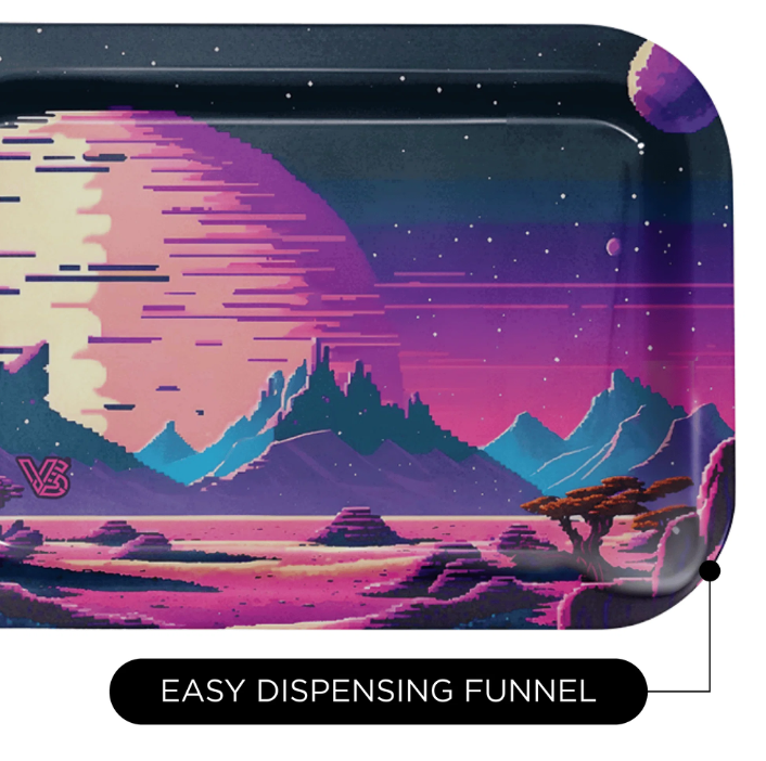 V-Syndicate Duotray easy dispensing funnel feature