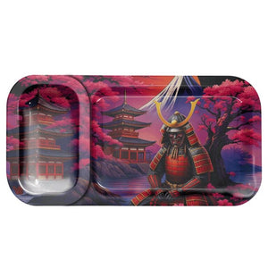 V-Syndicate Shogun 32cm metal rolling tray with removable mini tray