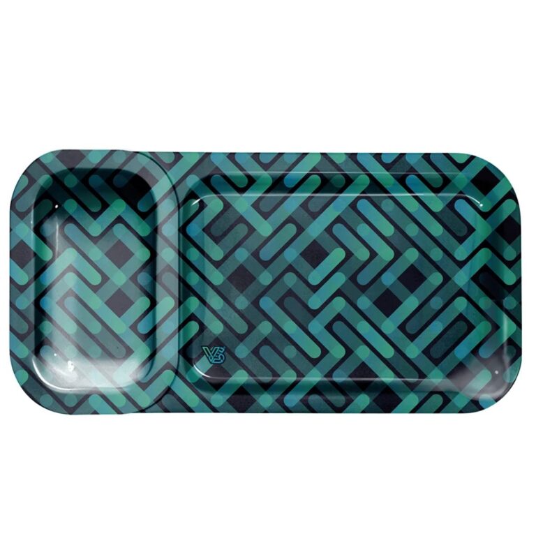 V-Syndicate Stacked 32cm metal rolling tray with removable mini tray