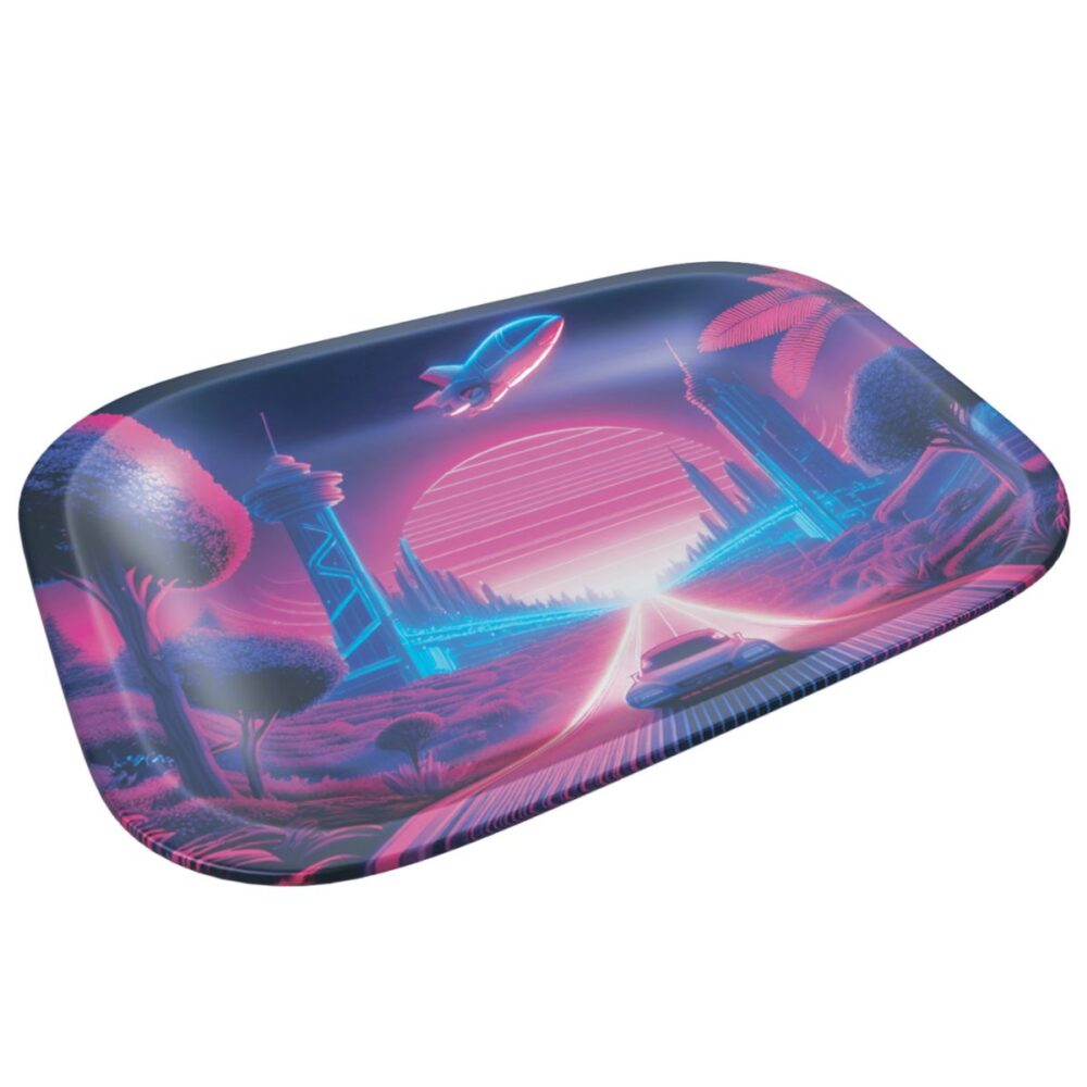 V-Syndicate Flight Deck Afterglow metal dab tray artwork