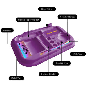 V-Syndicate Flight Deck features grinder blunt slicer and accessory holders