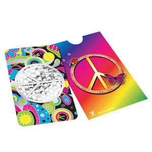 V-Syndicate Peace grinder card colourful portable herb grinder Malta