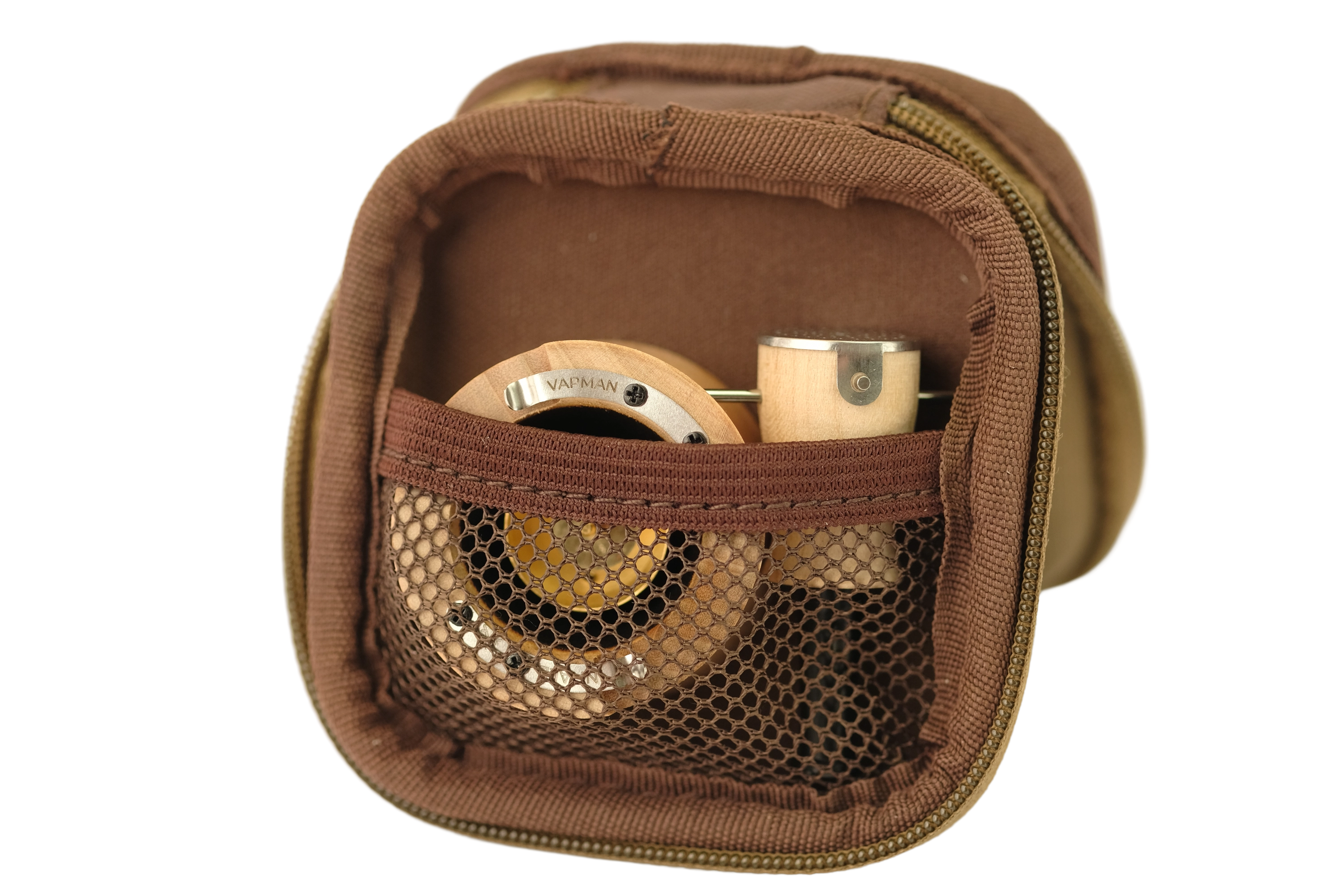 Vapman Click Vaporiser Malta | Manual Dry Herb & Hash Vape – Cherry in pouch