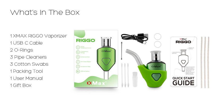 XMax Riggo Dual Use Vaporizer - What's in the box