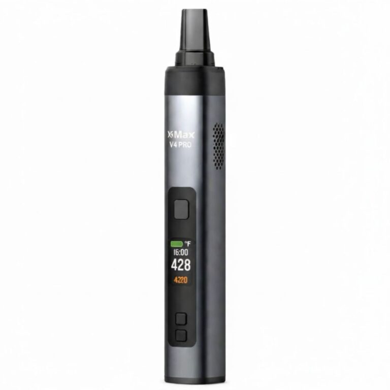 XMAX V4 Pro dry herb vaporizer gradient silver portable convection herb vape