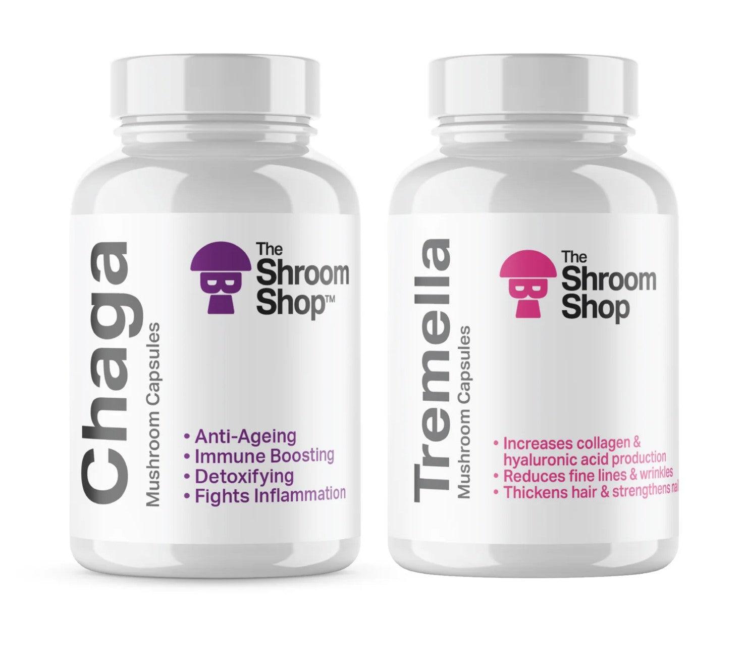 Anti-Ageing Bundle - Chaga and Tremella Capsules