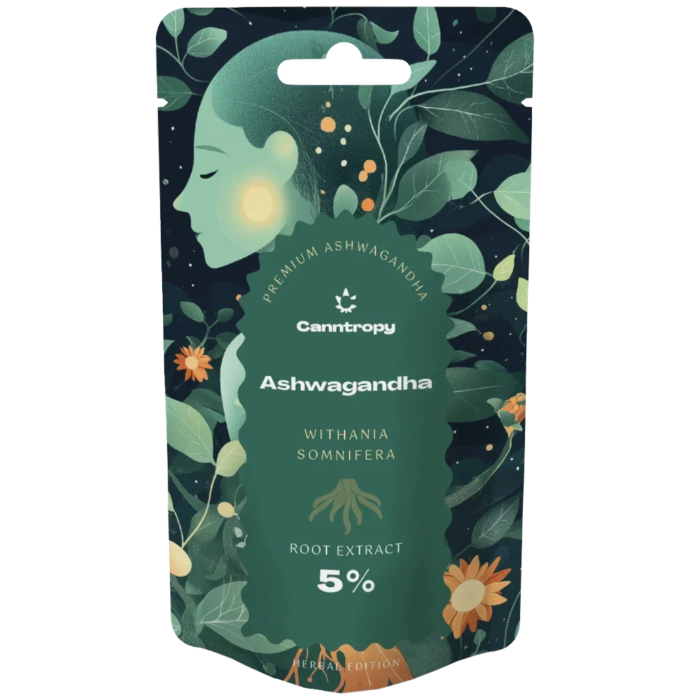 Canntropy Ashwagandha (Withania somnifera) Extract 5%, 10 g or 25g front