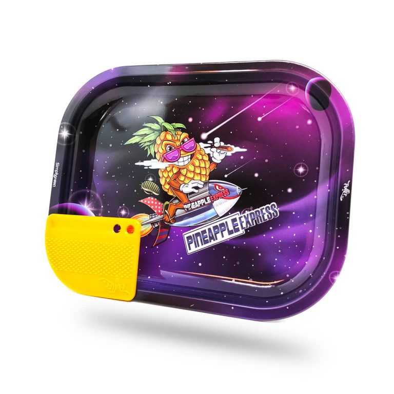 Best Buds Superhigh Pineapple Express small metal rolling tray with magnetic grinder card Malta