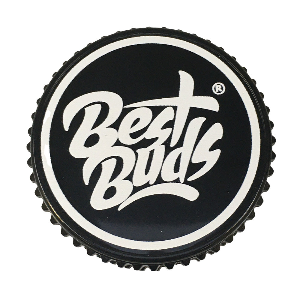 Best Buds Razor Sharp Teeth Grinder – 2-Part – 55 mm closed from front