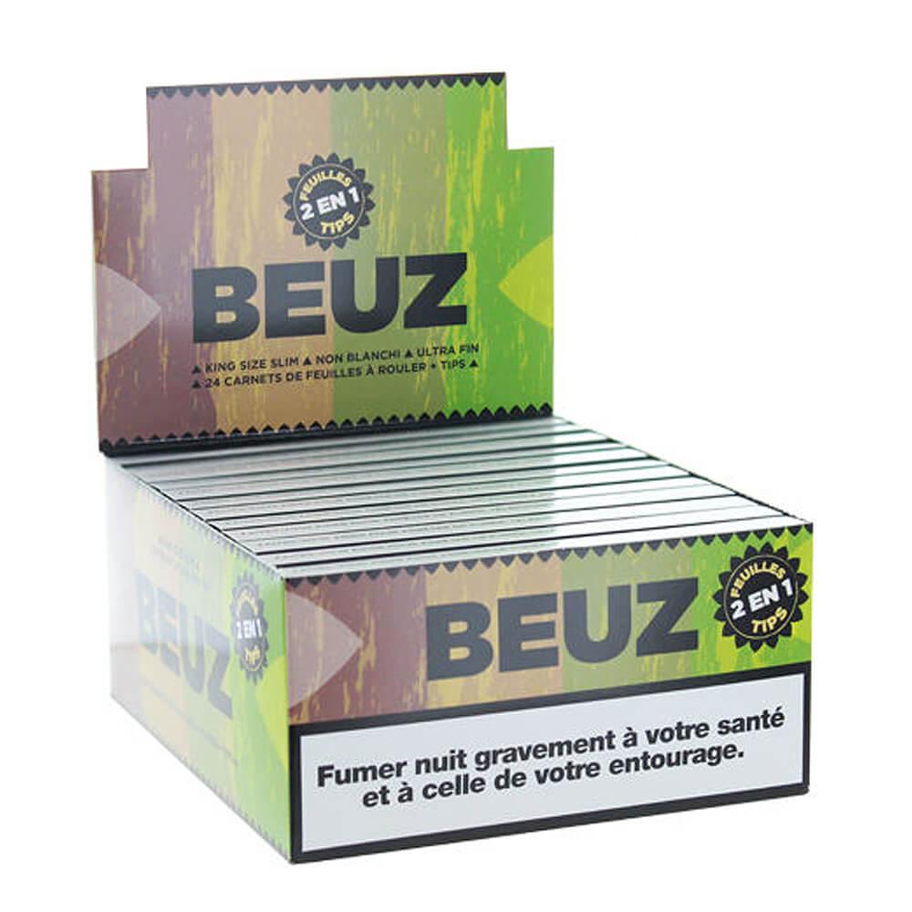 Beuz KS lim Unbleached Rolling Papers - D Vape Store