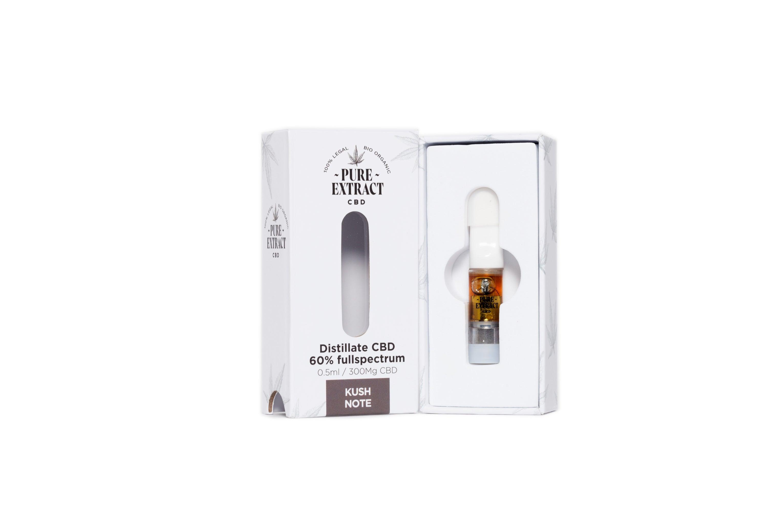 CBD cart - 60% CBD - 5% Terps Kush Note - D Vape Store