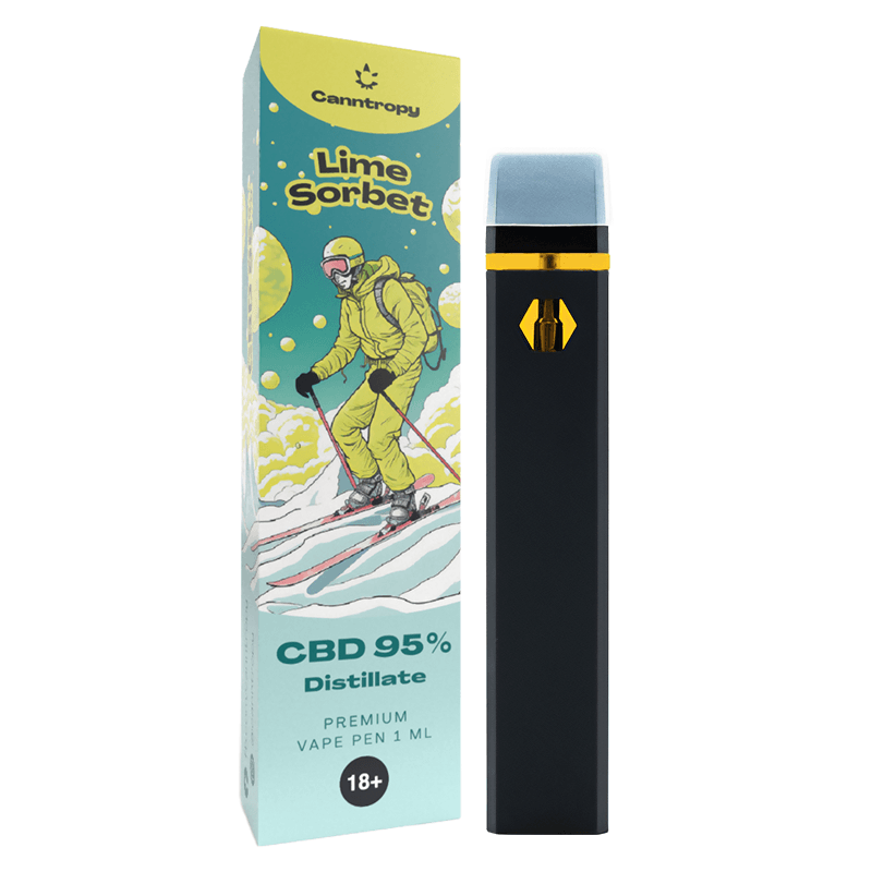 CBD Pen - Lime Sorbet Vape - CBD 95 % - 1 ml - D Vape Store