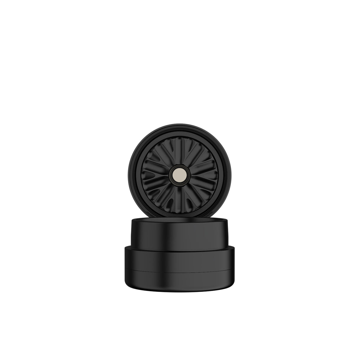 Flower Mill Next Gen Standard 2.0-inch black with milling chamber open