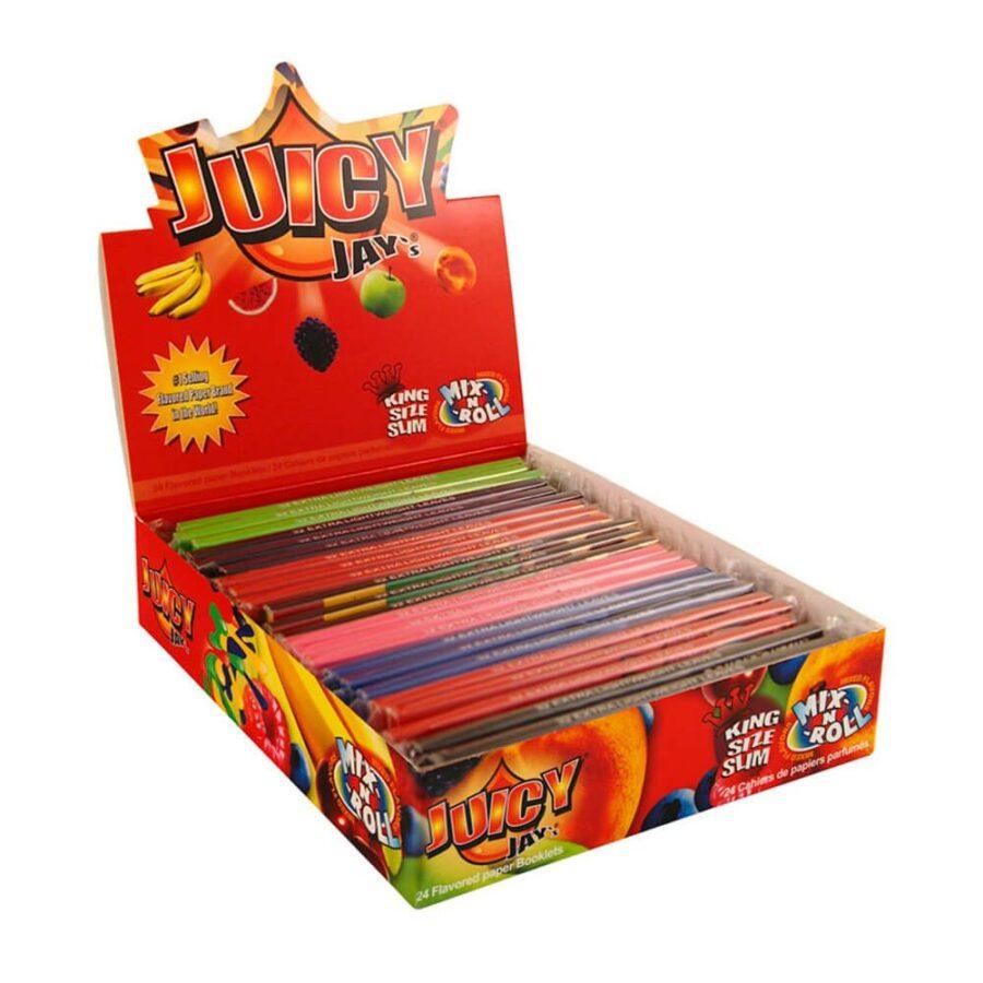 Juicy Jay Kingsize rolling papers mix 8 flavours