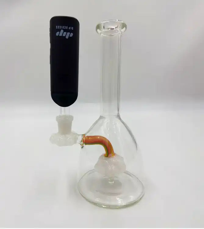Dip Devices Aster attached to 14mm glass water piece Malta