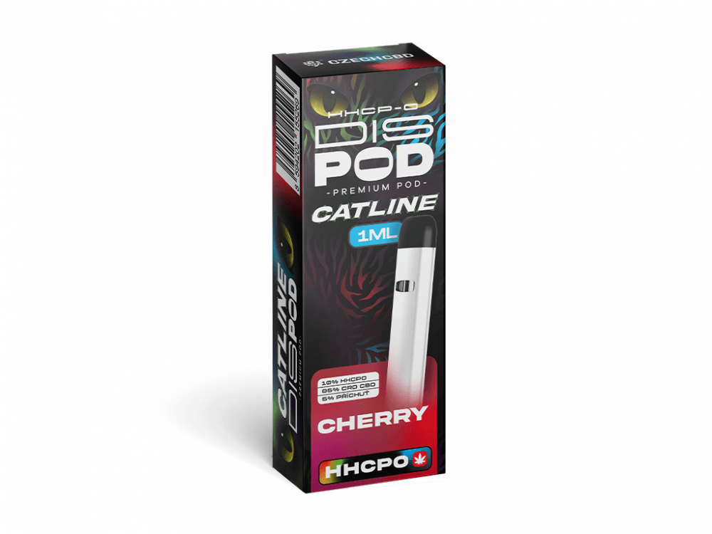 Czech CBD - HHCPO CATline Vape Pen disPOD Cherry