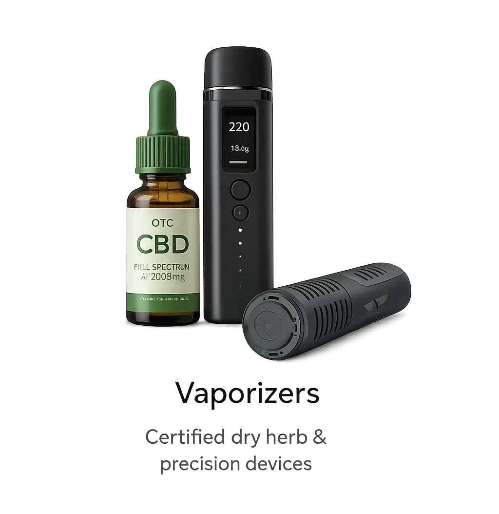 Certified dry herb vaporizers and precision devices in Malta