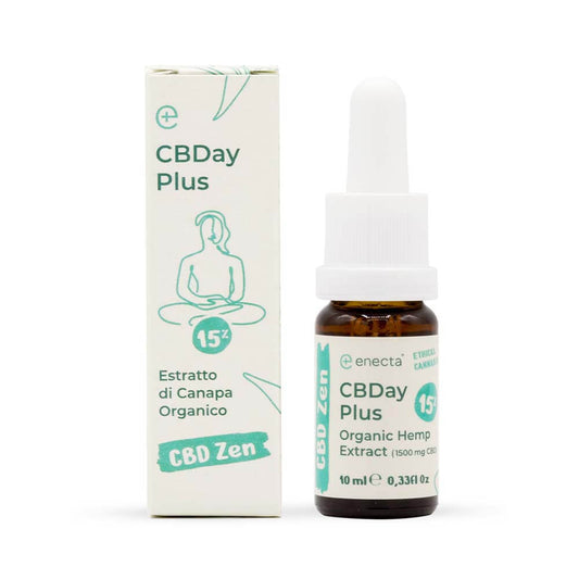 Enecta CBD Oil - CBDay Plus 15% - 10 ml New packaging