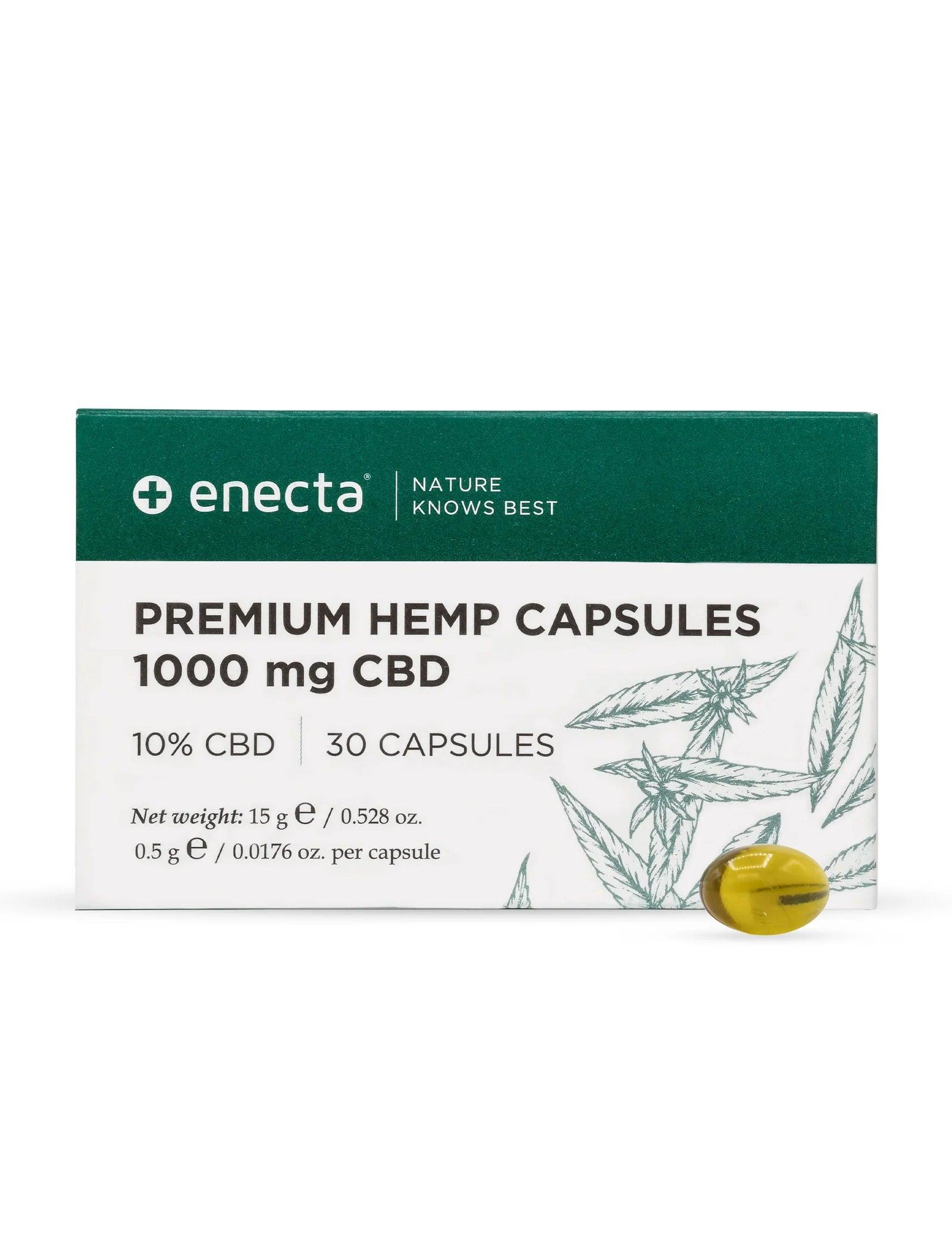 Enecta CBD Capsules - 1000mg CBD - 30 cps - D Vape Store