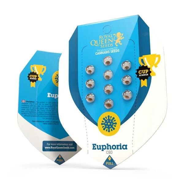 Euphoria Cannabis Seeds: Award-Winning CBD-Rich Hybrid - 1 seed pack - D Vape Store