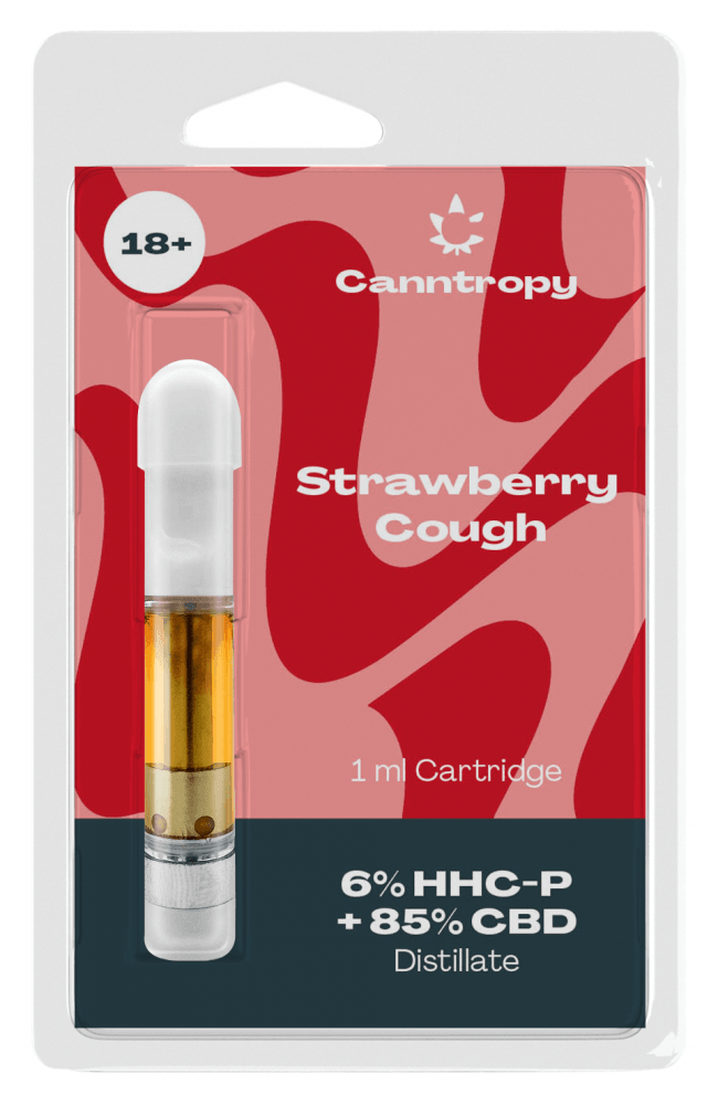 Canntropy - HHCP Blend Cartridge Strawberry Cough, 1ml