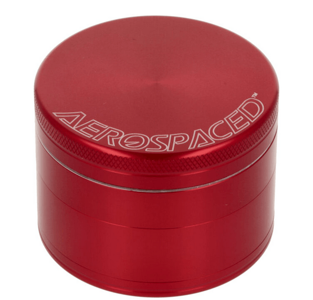 Grinder Aerospaced (4 part) 63 mm - Gun Metal - D Vape Store