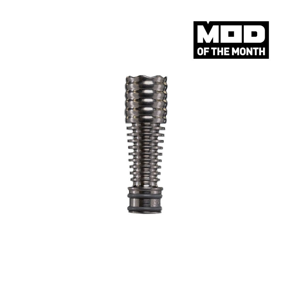 DynaVap Halo Titanium Tip with multi-fin cooling design and lightweight titanium construction