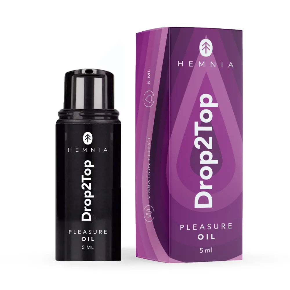 Hemnia Drop2Top – Natural Pleasure Oil with Vibrating Effect (5 ml) Malta